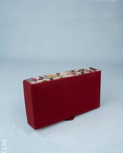 Kalamkari Rectangle Jewel Box - W3787 - Jewellery Holders RG