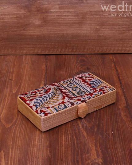 Kalamkari Rectangle Jewel Box - W3787 Jewellery Holder