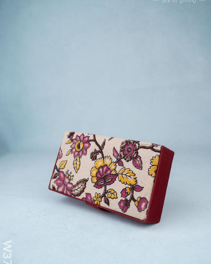 Kalamkari Rectangle Jewel Box - W3787 - Jewellery Holders RG