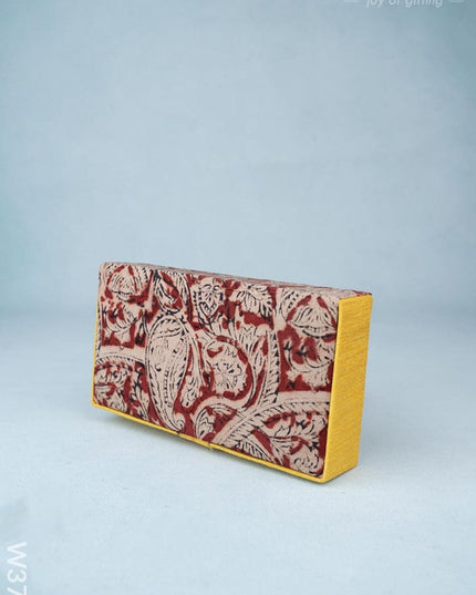 Kalamkari Rectangle Jewel Box - W3787 - Jewellery Holders RG