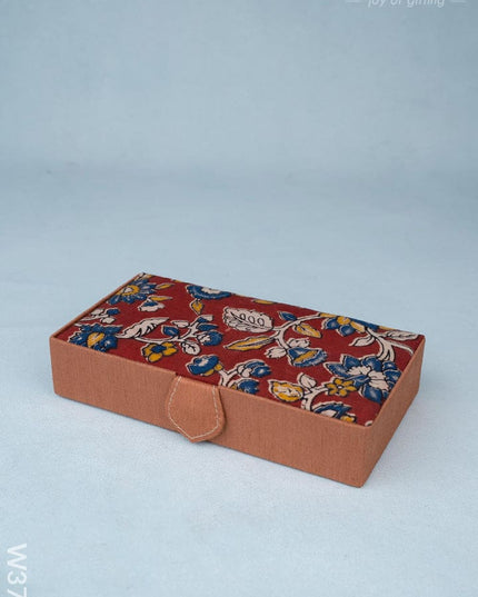 Kalamkari Rectangle Jewel Box - W3787 - Jewellery Holders RG