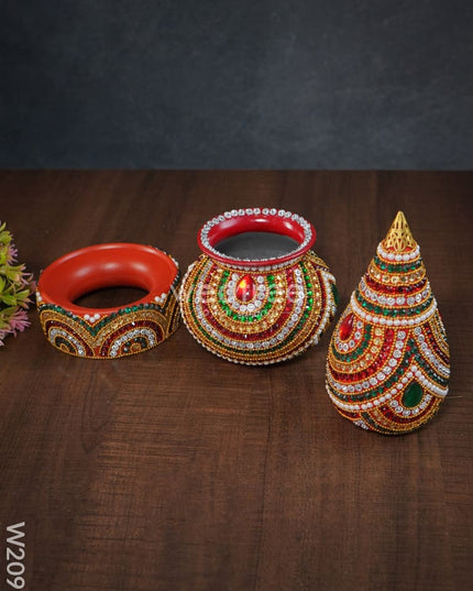 Kalash - Kundan With Stone W2093 Wedding Essentials