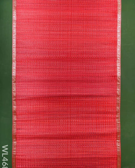 Kalyana Pattu Pai - Zari Borders Wl4681 Red Wedding Essentials