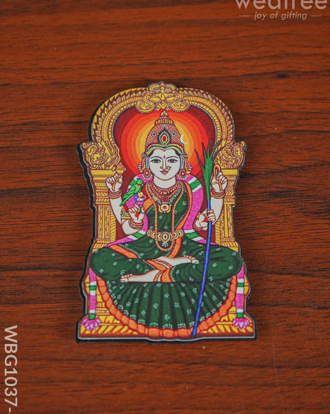 Kamatchi Amman Fridge Magnet - Wbg1037-4 Home Decors