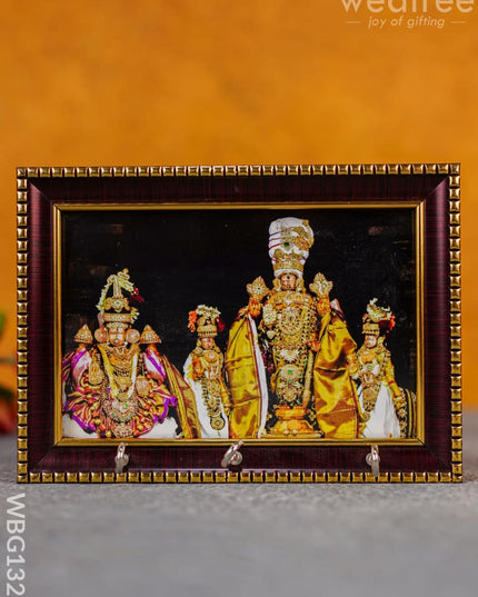 Varadharajar Tanjore Key Hanger - Wbg1328 Meenakari/Oxi Keyhangers