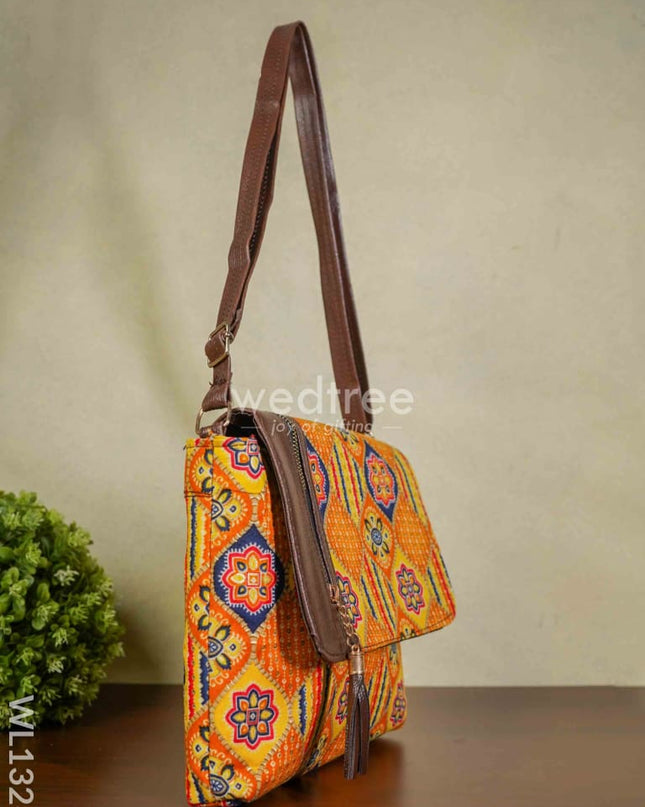 Kantha Work Sling Bag - Wl1326 Bags