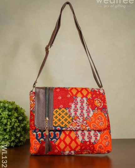 Kantha Work Sling Bag - Wl1326 Bags