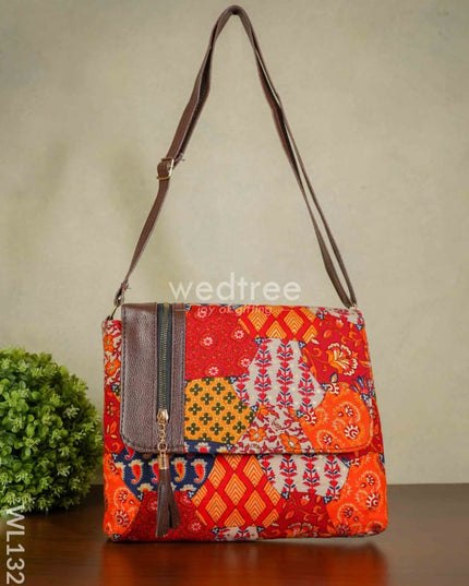 Kantha Work Sling Bag - Wl1326 Bags