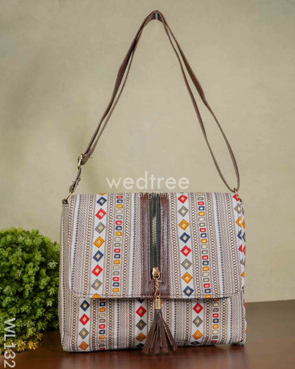 Kantha Work Sling Bag - Wl1326 Bags
