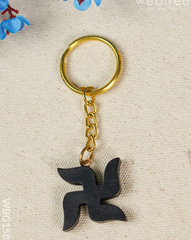 Karungali Swastik Keychain - Wbg1580 Keychains & Sockets