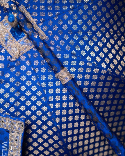 Kasi Yatra Set - Blue - WL5332 - Wedding Essentials