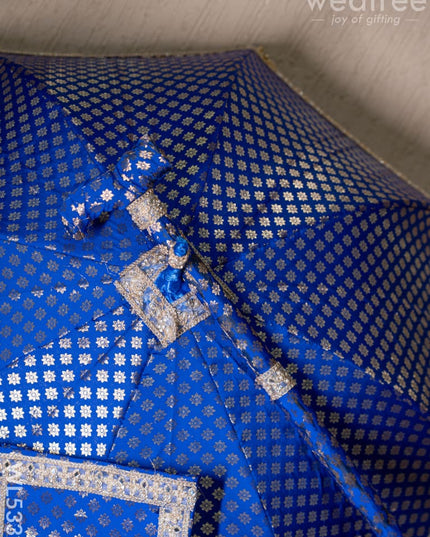 Kasi Yatra Set - Blue - WL5332 - Wedding Essentials
