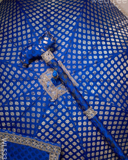 Kasi Yatra Set - Blue - WL5332 - Wedding Essentials