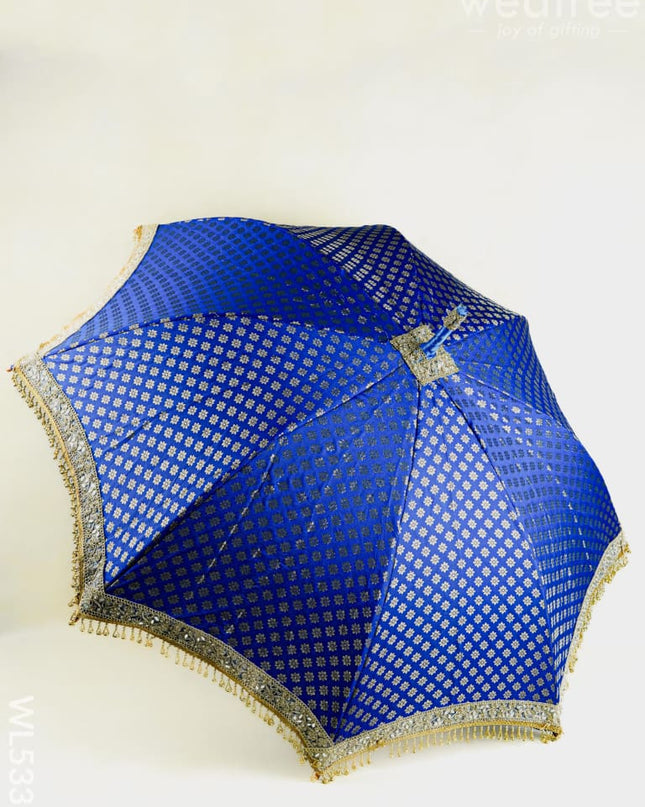 Kasi Yatra Set - Blue - WL5332 - Wedding Essentials
