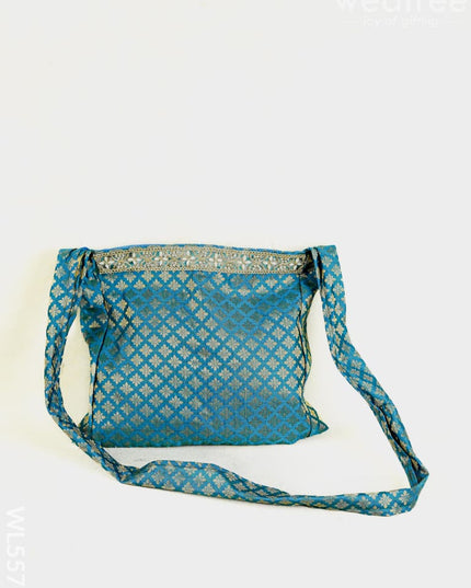 Kasi Yatra Set - Peacock Blue - WL5571 - Wedding Essentials