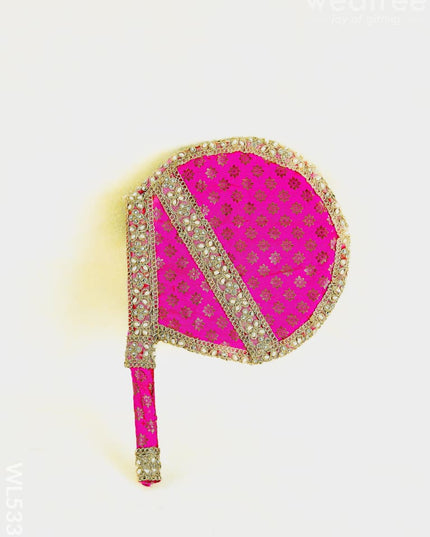 Kasi Yatra Set - Pink - WL5331 - Wedding Essentials