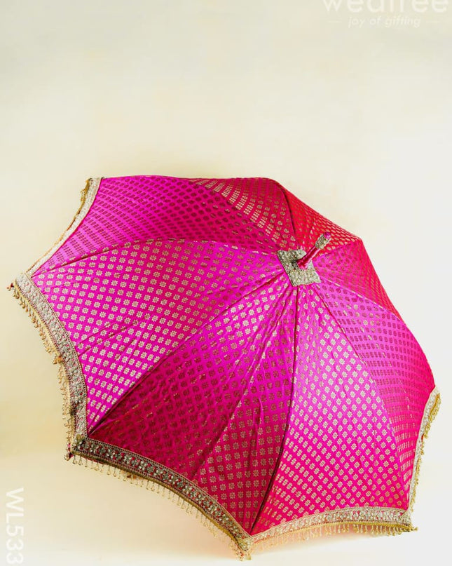 Kasi Yatra Set - Pink - WL5331 - Wedding Essentials