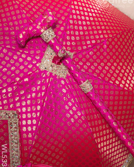 Kasi Yatra Set - Pink - WL5331 - Wedding Essentials