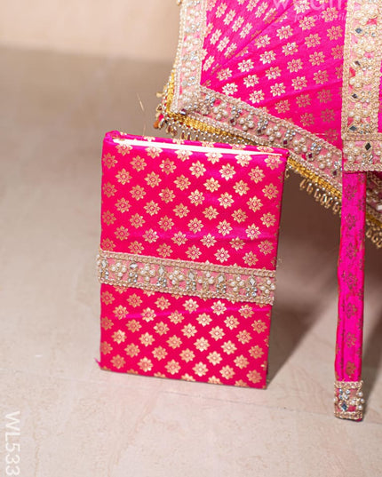 Kasi Yatra Set - Pink - WL5331 - Wedding Essentials