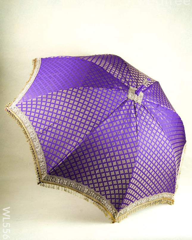 Kasi Yatra Set - Purple - WL5569 - Wedding Essentials