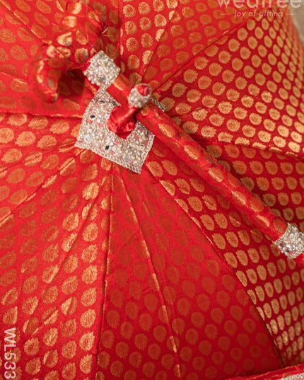 Kasi Yatra Set - Red - WL5333 - Wedding Essentials