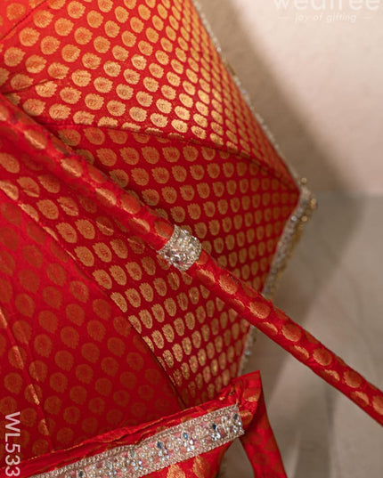 Kasi Yatra Set - Red - WL5333 - Wedding Essentials