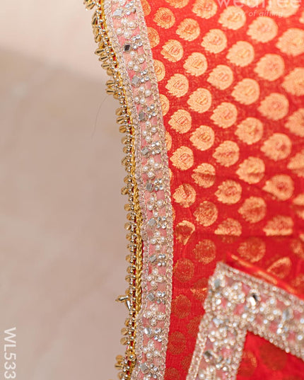 Kasi Yatra Set - Red - WL5333 - Wedding Essentials