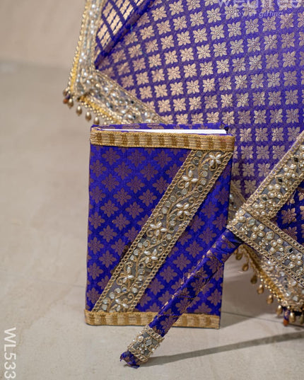 Kasi Yatra Set - Voilet - WL5334 - Wedding Essentials