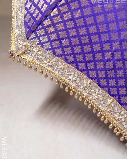 Kasi Yatra Set - Voilet - WL5334 - Wedding Essentials