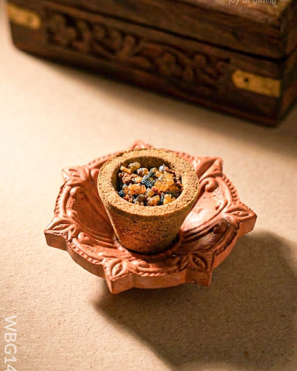 Kesar Sandalhood Haven Cups - WBG1475 - Eco-Friendly RG