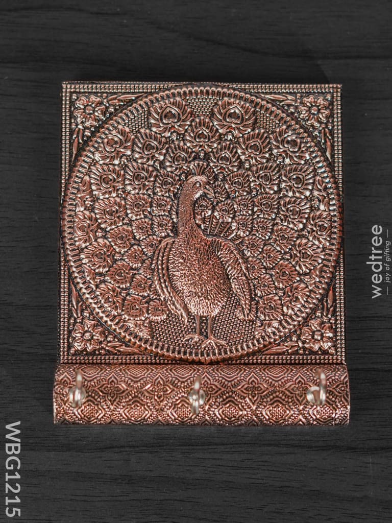 Peacock Copper Oxidised Keystand - Wbg1215 Key Hangers