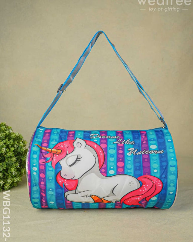 Kids Duffle Bag - Unicorn Wbg1132-1 Return Gifts