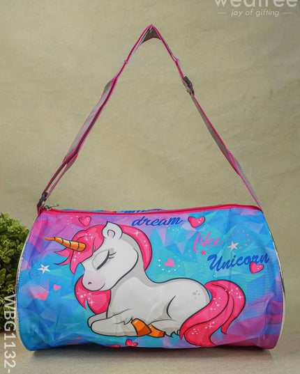 Kids Duffle Bag - Unicorn Wbg1132-1 Utility