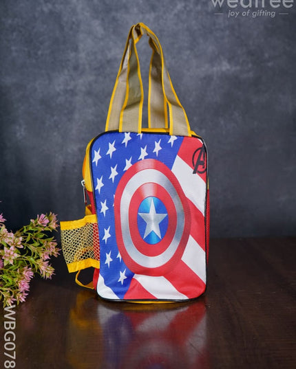 Kids Lunch Bag - Captain America Wbg0787 Return Gifts