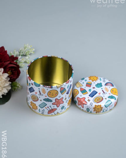 Kids Printed Tin Jar - WBG1869 - Tin Jars & Boxes RG