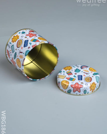 Kids Printed Tin Jar - WBG1869 - Tin Jars & Boxes RG