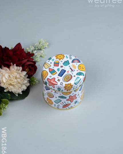 Kids Printed Tin Jar - WBG1869 - Tin Jars & Boxes RG