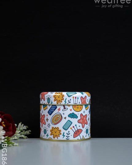 Kids Printed Tin Jar - WBG1869 - Tin Jars & Boxes RG