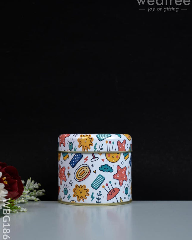 Kids Printed Tin Jar - WBG1869 - Tin Jars & Boxes RG