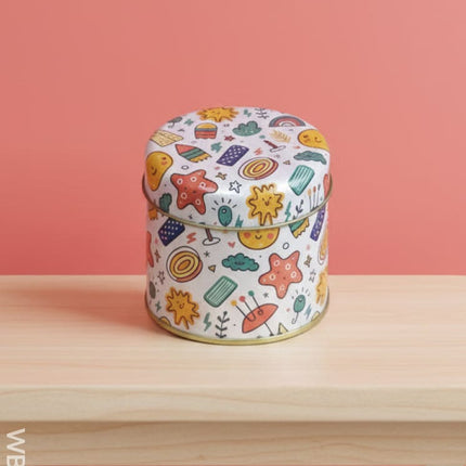 Kids Printed Tin Jar - WBG1869 - Tin Jars & Boxes RG