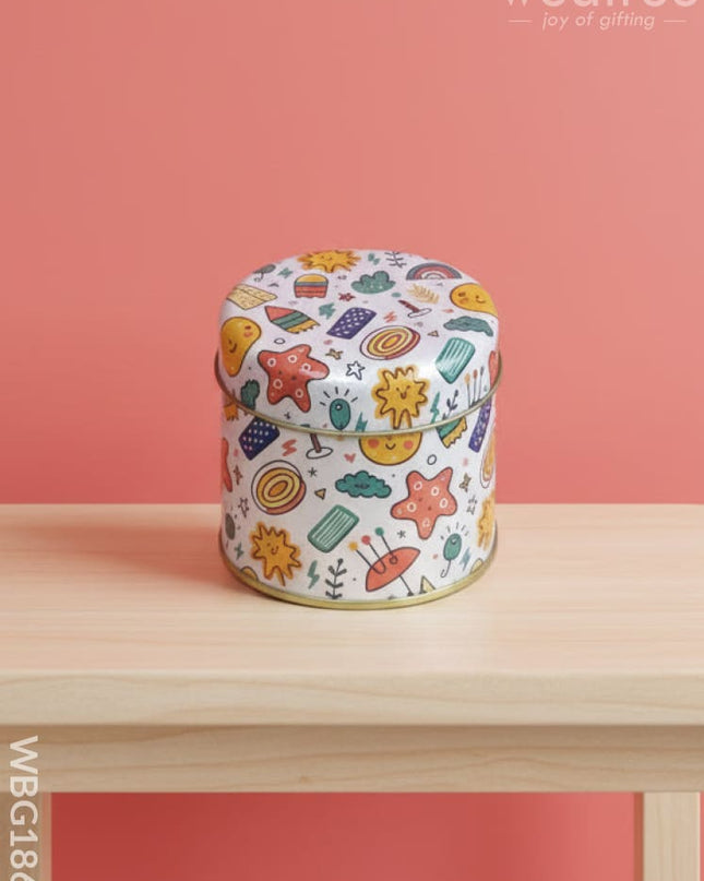 Kids Printed Tin Jar - WBG1869 - Tin Jars & Boxes RG