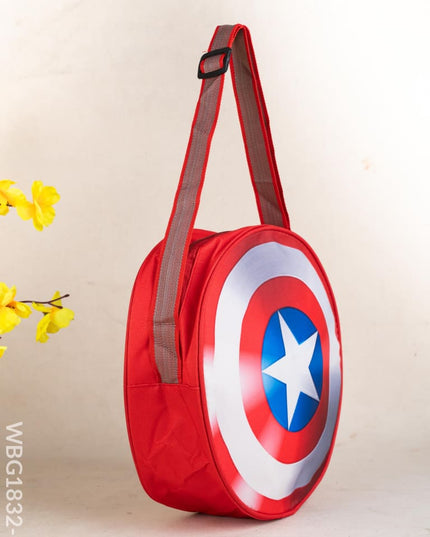 Kids Sling Bag - 10 Inch - Captain America - WBG1832-1 - Kids Return Gifts