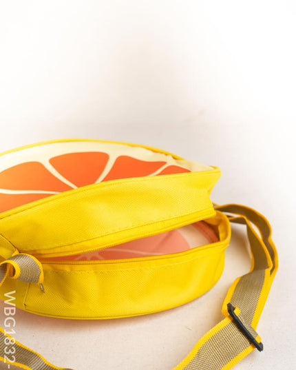 Kids Sling Bag - 10 Inch - Lemon - Orange - WBG1832-2 - Kids Return Gifts