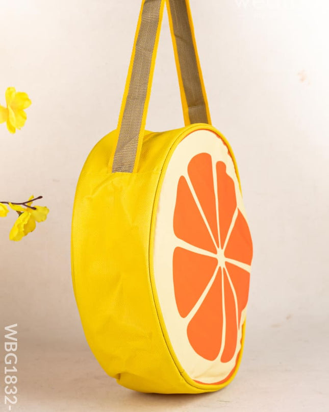 Kids Sling Bag - 10 Inch - Lemon - Orange - WBG1832-2 - Kids Return Gifts