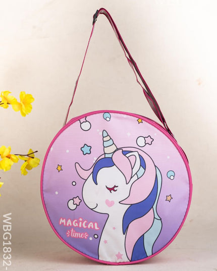Kids Sling Bag - 10 Inch - Unicorn - WBG1832-6 - Kids Return Gifts