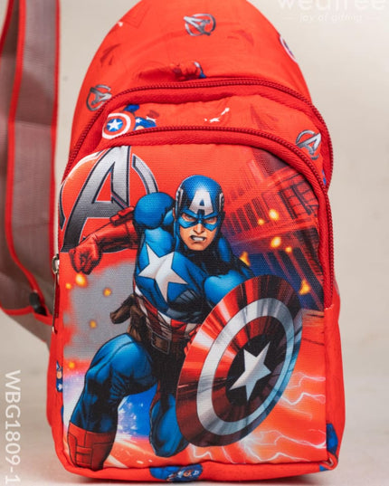 Kids Sling Bag - Captain America - WBG1809-11 - Kids Return Gifts