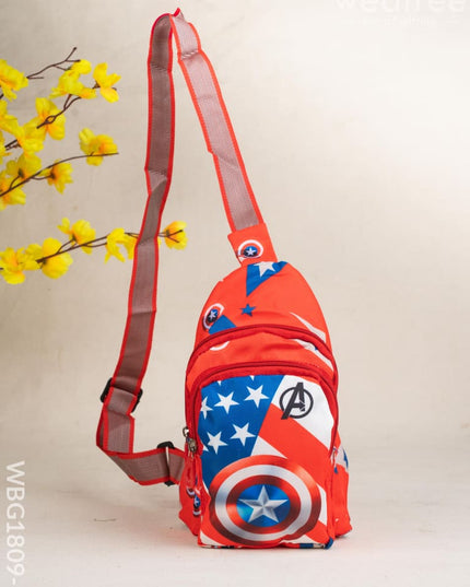Kids Sling Bag - Captain America - WBG1809-5 - Kids Return Gifts