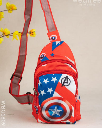 Kids Sling Bag - Captain America - WBG1809-5 - Kids Return Gifts