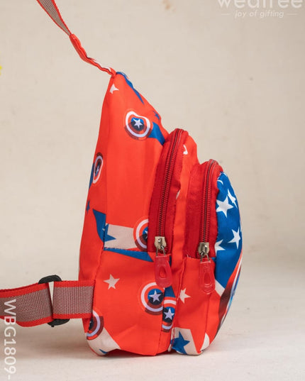 Kids Sling Bag - Captain America - WBG1809-5 - Kids Return Gifts
