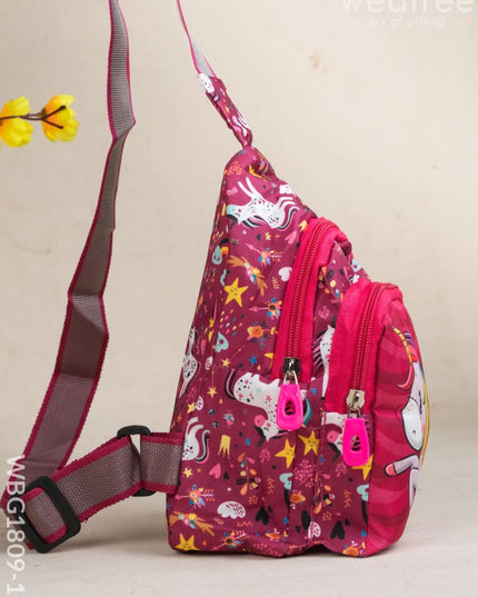 Kids Sling Bag - Unicorn - WBG1809-10 - Kids Return Gifts
